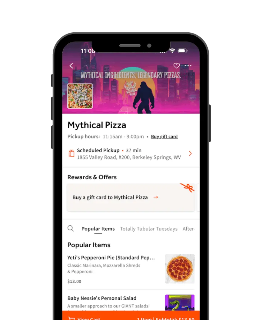 Mythical Pizza on Toast TakeOut